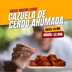 Cazuela de Cerdo Ahumada